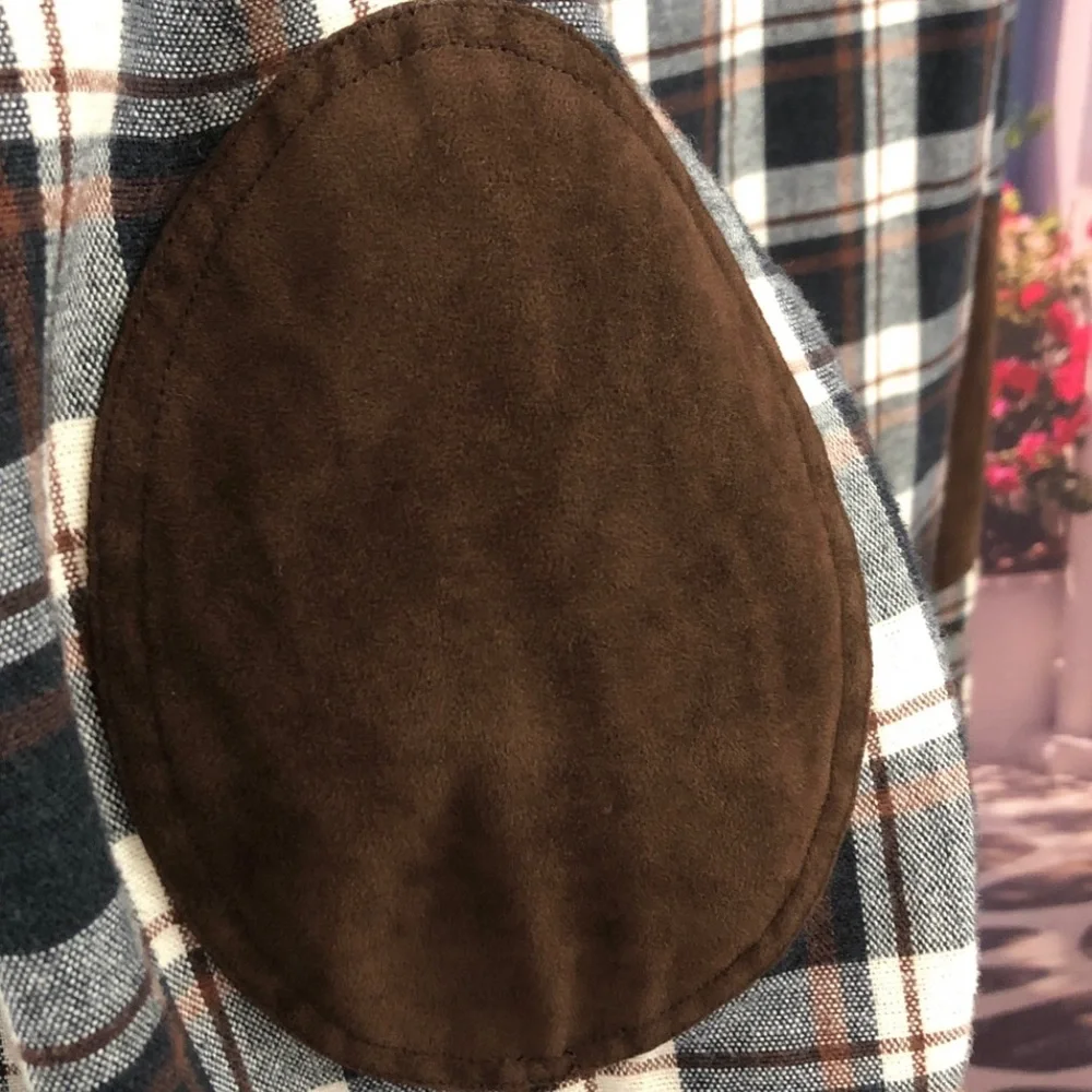 J. Crew Brown and Black Plaid Button Up Shirt